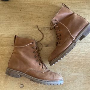 Madewell Brown Leather Boots